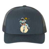 Funny Astronaut Trombone Art For Trombone Player Yupoong Adult 5-Panel Trucker Hat