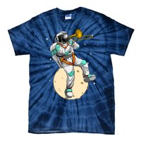 Funny Astronaut Trombone Art For Trombone Player Tie-Dye T-Shirt