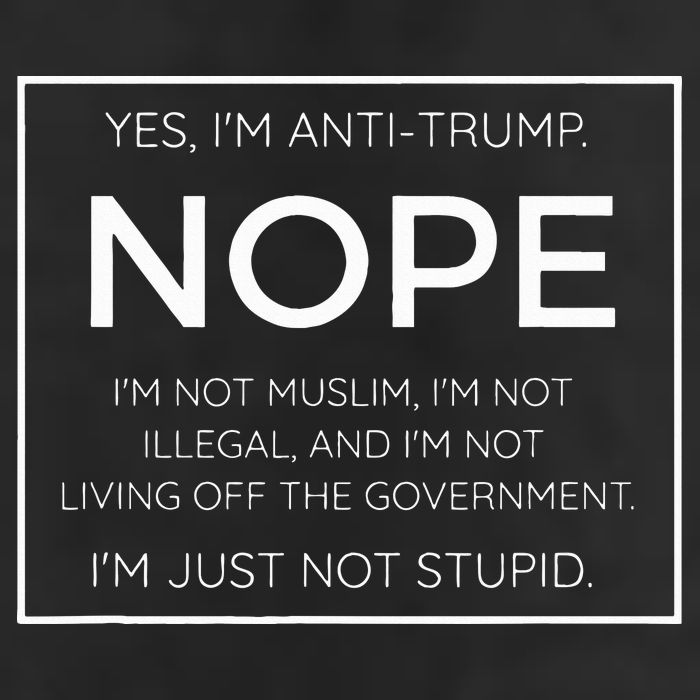 Funny Anti Trump Quote IM Just Not Stupid 11oz C Handle Ceramic Mug
