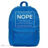 Funny Anti Trump Quote IM Just Not Stupid 16 in Basic Backpack