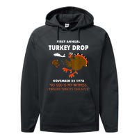 First Anual Turkkey Drop Performance Fleece Hoodie