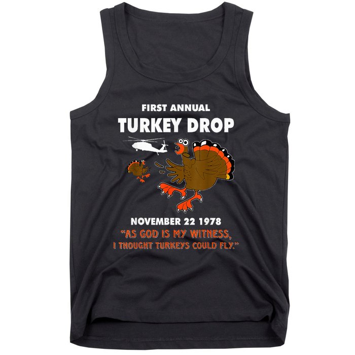 First Anual Turkkey Drop Tank Top