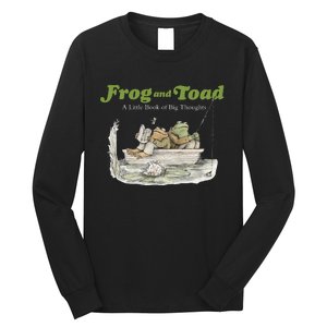 Frog And Toad A Little Book Of Big Thoughts Lover Gift Idea Trending Long Sleeve Shirt