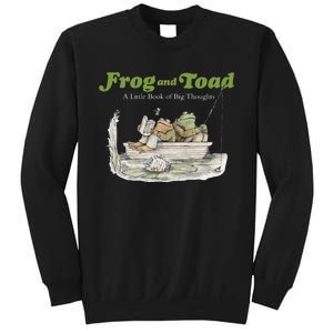 Frog And Toad A Little Book Of Big Thoughts Lover Gift Idea Trending Sweatshirt