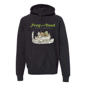 Frog And Toad A Little Book Of Big Thoughts Lover Gift Idea Trending Premium Hoodie