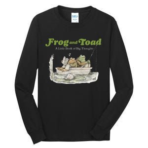 Frog And Toad A Little Book Of Big Thoughts Lover Gift Idea Trending Tall Long Sleeve T-Shirt