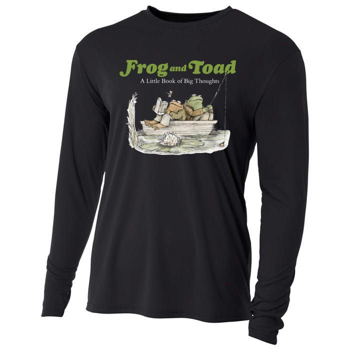 Frog And Toad A Little Book Of Big Thoughts Lover Gift Idea Trending Cooling Performance Long Sleeve Crew