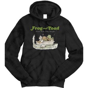 Frog And Toad A Little Book Of Big Thoughts Lover Gift Idea Trending Tie Dye Hoodie