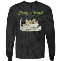 Frog And Toad A Little Book Of Big Thoughts Lover Gift Idea Trending Tie-Dye Long Sleeve Shirt