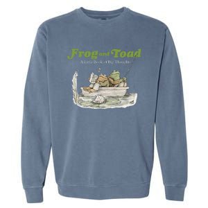 Frog And Toad A Little Book Of Big Thoughts Lover Gift Idea Trending Garment-Dyed Sweatshirt