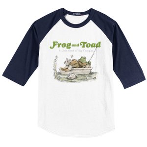 Frog And Toad A Little Book Of Big Thoughts Lover Gift Idea Trending Baseball Sleeve Shirt