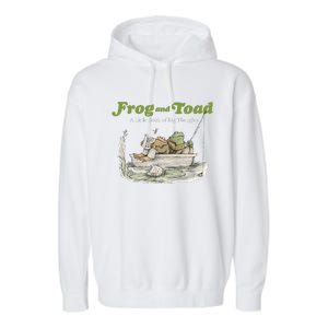 Frog And Toad A Little Book Of Big Thoughts Lover Gift Idea Trending Garment-Dyed Fleece Hoodie