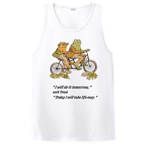 Frog And Toad I Will Do It Tomorrow Said Today I Will Take Life Easy PosiCharge Competitor Tank