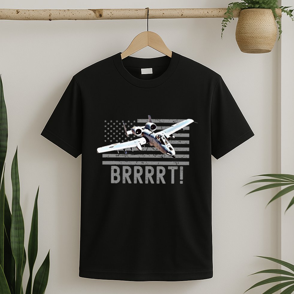 Funny A10 Thunderbolt Warthog Brrrrrt T-Shirt