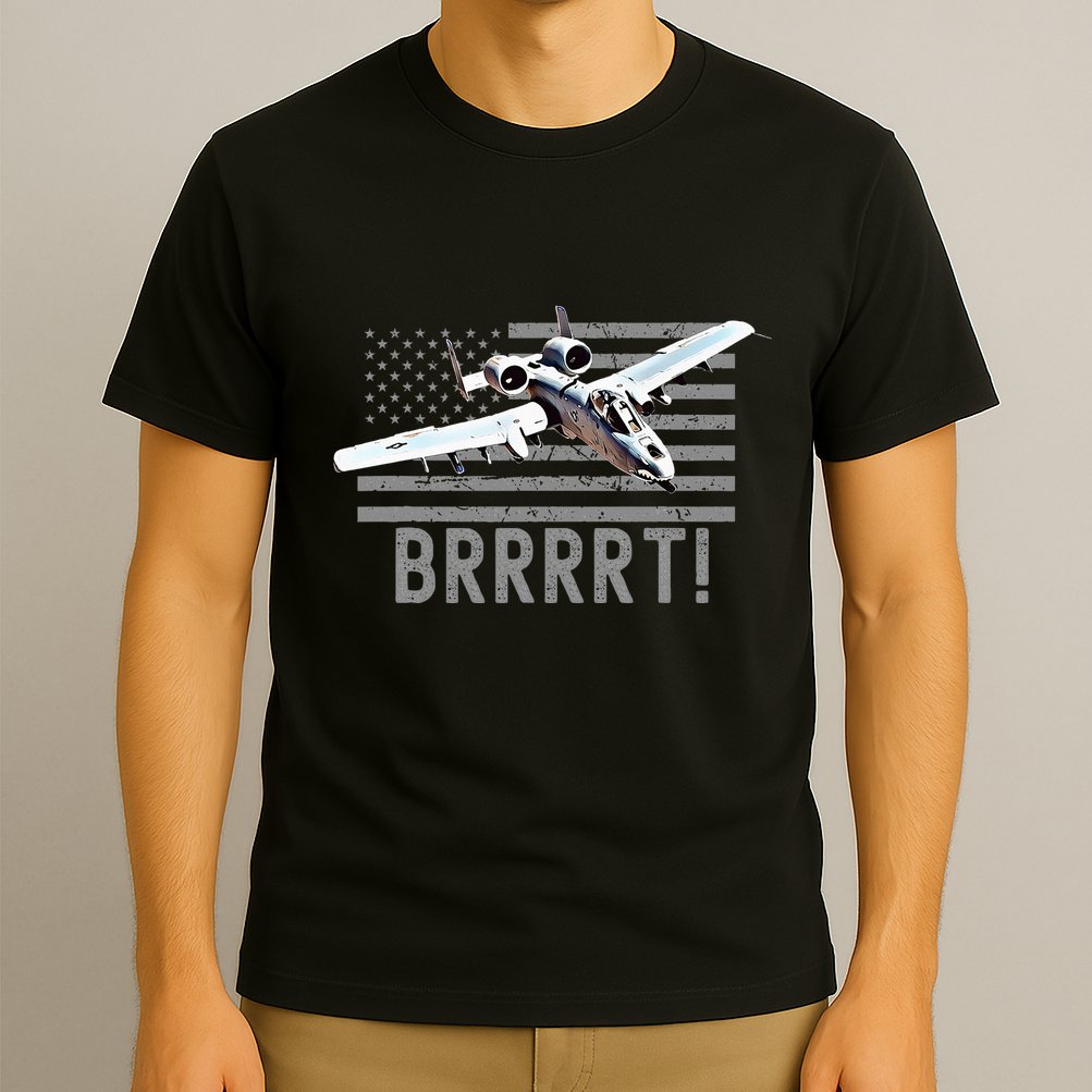 Funny A10 Thunderbolt Warthog Brrrrrt T-Shirt