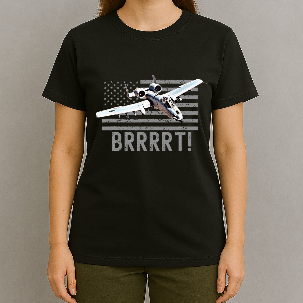 Funny A10 Thunderbolt Warthog Brrrrrt T-Shirt