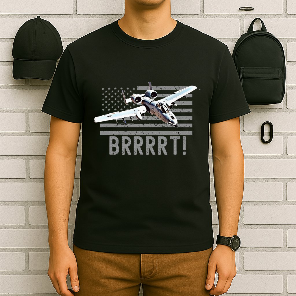 Funny A10 Thunderbolt Warthog Brrrrrt T-Shirt