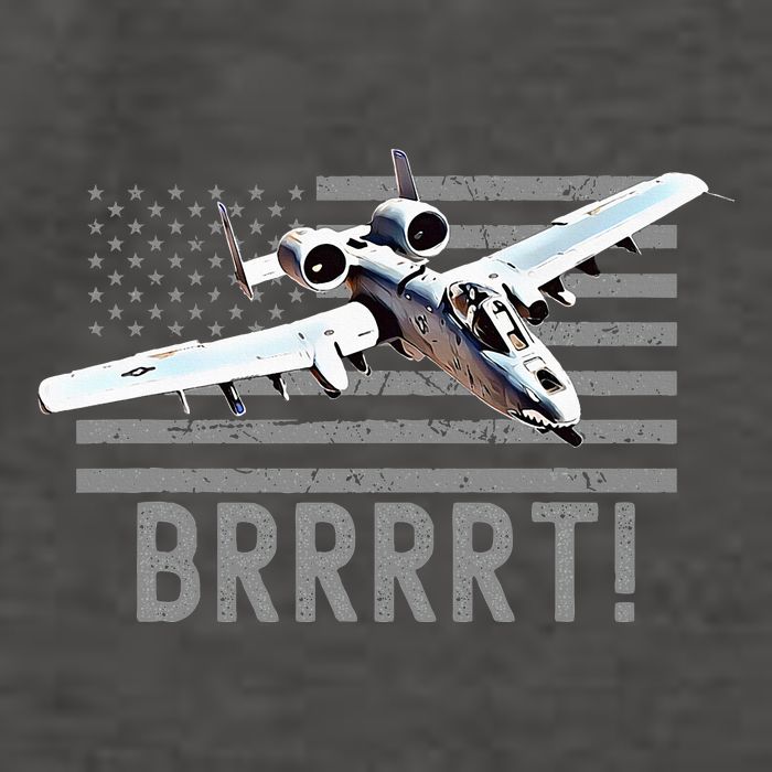 Funny A10 Thunderbolt Warthog Brrrrrt Vector Backpack