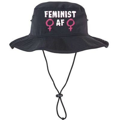 Feminist Af Tee Retro Vintage 70's Feminism Tee Great Gift Legacy Cool Fit Booney Bucket Hat