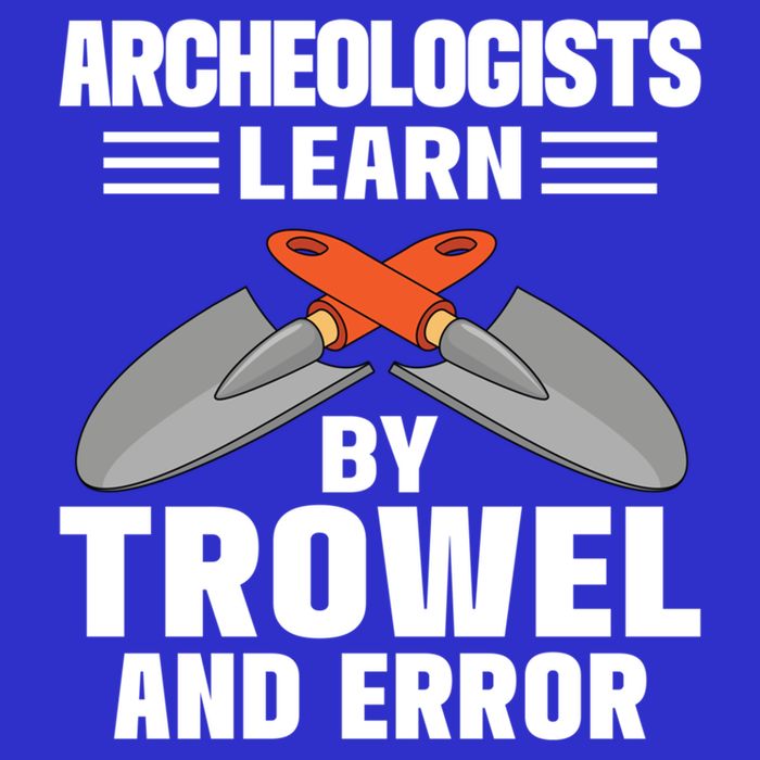 Funny Archeology Trowel And Error Antique Archeology Gift 16 in Basic Backpack