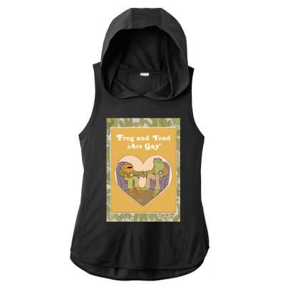 Frog And Toad Ladies PosiCharge Tri-Blend Wicking Draft Hoodie Tank