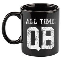 Football All Time Qb Quarterback Dad 11oz C Handle Ceramic Mug