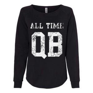 Football All Time Qb Quarterback Dad Womens California Wash Sweatshirt