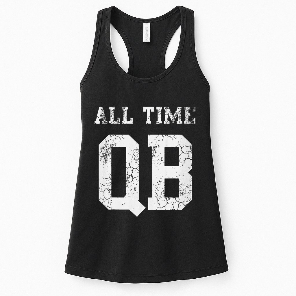 Football All Time Qb Quarterback Dad Womens Tank Top