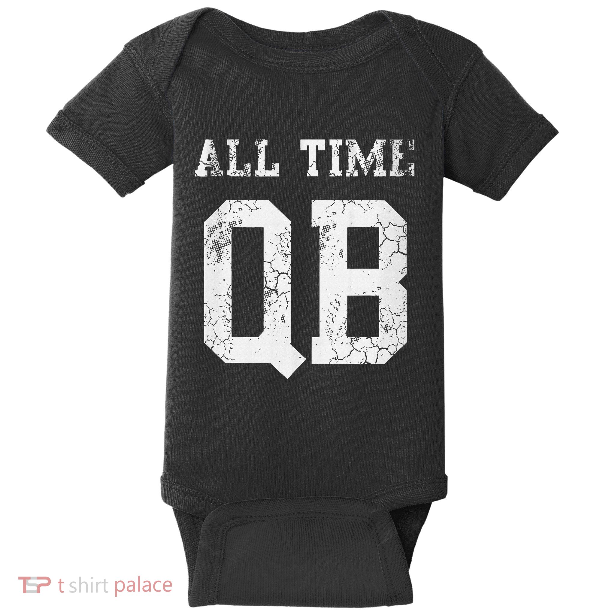 Football All Time Qb Quarterback Dad Baby Bodysuit