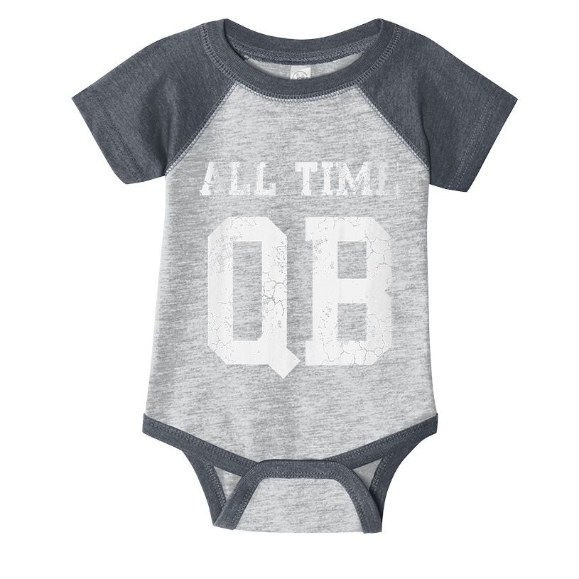 Football All Time Qb Quarterback Dad Infant Baby Jersey Bodysuit