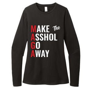 Funny Anti Trump Maga Make The Asshole Go Away Womens CVC Long Sleeve Shirt