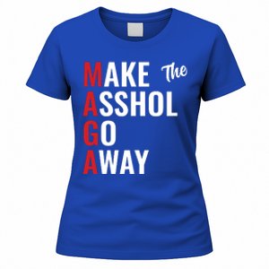 Funny Anti Trump Maga Make The Asshole Go Away Women's T-Shirt