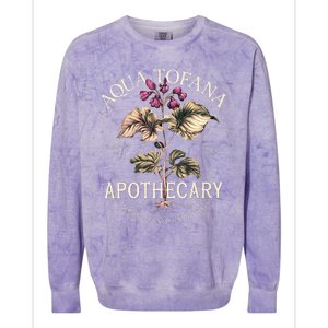 Feminist Aqua Tofana Apothecary Colorblast Crewneck Sweatshirt