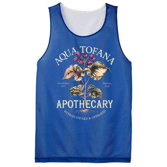 Feminist Aqua Tofana Apothecary Mesh Reversible Basketball Jersey Tank