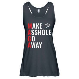 Funny Anti Trump Maga Make The Asshole Go Away Ladies Essential Flowy Tank