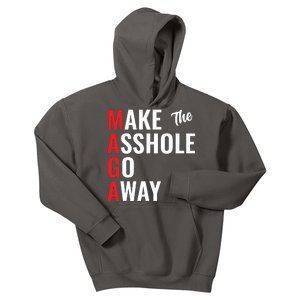 Funny Anti Trump Maga Make The Asshole Go Away Kids Hoodie