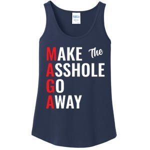 Funny Anti Trump Maga Make The Asshole Go Away Ladies Essential Tank