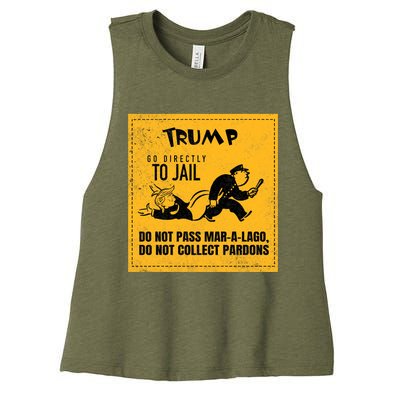 Funny Anti Trump Election Cleaner Vote Against Republicans Women's Racerback Cropped Tank