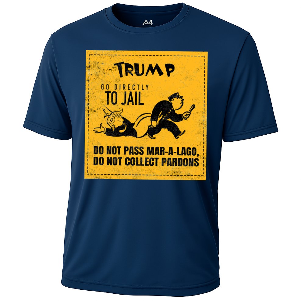 Funny Anti Trump Election Cleaner Vote Against Republicans Cooling Performance Crew T-Shirt