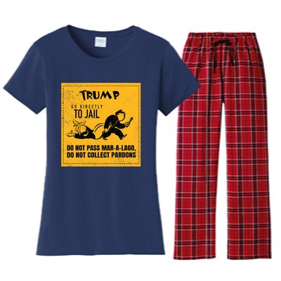 Funny Anti Trump Election Cleaner Vote Against Republicans Women's Flannel Pajama Set