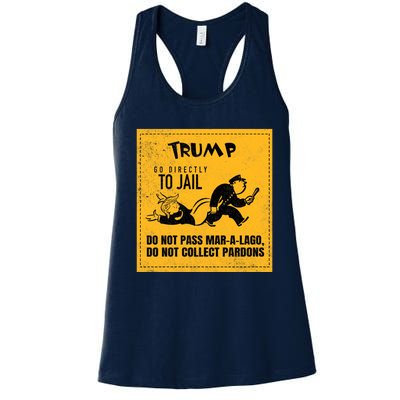 Funny Anti Trump Election Cleaner Vote Against Republicans Women's Racerback Tank