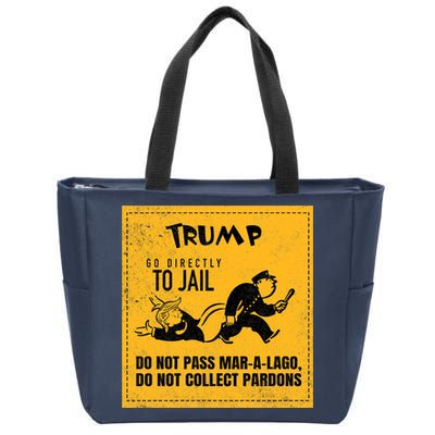 Funny Anti Trump Election Cleaner Vote Against Republicans Zip Tote Bag