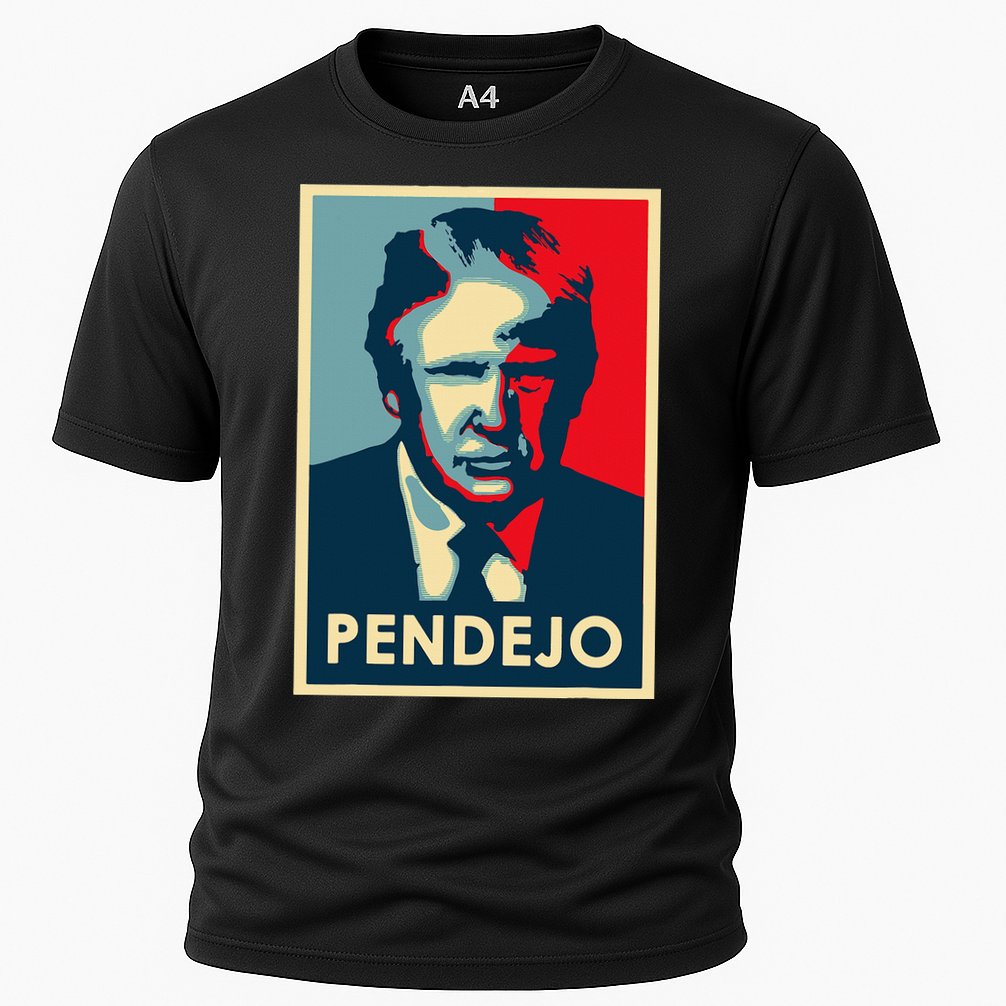 Funny Anti Trump Pendejo Political Cooling Performance Crew T-Shirt