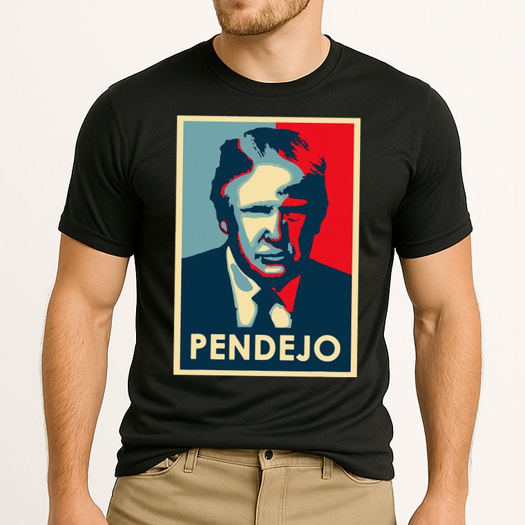 Funny Anti Trump Pendejo Political Cooling Performance Crew T-Shirt