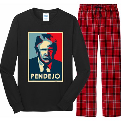 Funny Anti Trump Pendejo Political Long Sleeve Pajama Set