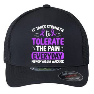 Fibromyalgia Awareness Tolerate The Pain Everyday Disease Gift Flexfit Unipanel Trucker Cap