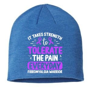 Fibromyalgia Awareness Tolerate The Pain Everyday Disease Gift Sustainable Beanie