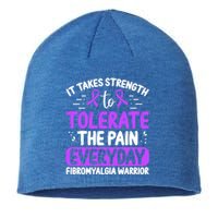 Fibromyalgia Awareness Tolerate The Pain Everyday Disease Gift Sustainable Beanie