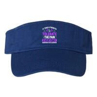 Fibromyalgia Awareness Tolerate The Pain Everyday Disease Gift Valucap Bio-Washed Visor