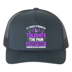 Fibromyalgia Awareness Tolerate The Pain Everyday Disease Gift Yupoong Adult 5-Panel Trucker Hat